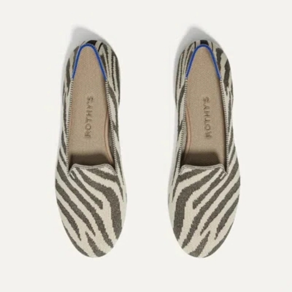 Rothy's The Loafer - Shimmer Zebra